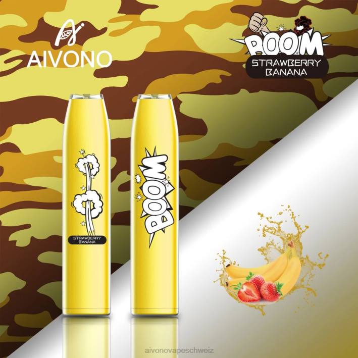 Aivono AIM BOOM 600 Erdbeerbanane - 0640363 Aivono Schweiz
