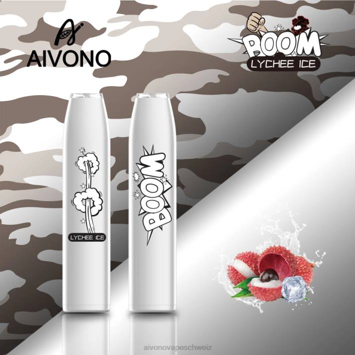 Aivono AIM BOOM 600 Litschi-Eis - 0640365 Aivono Vape Schweiz
