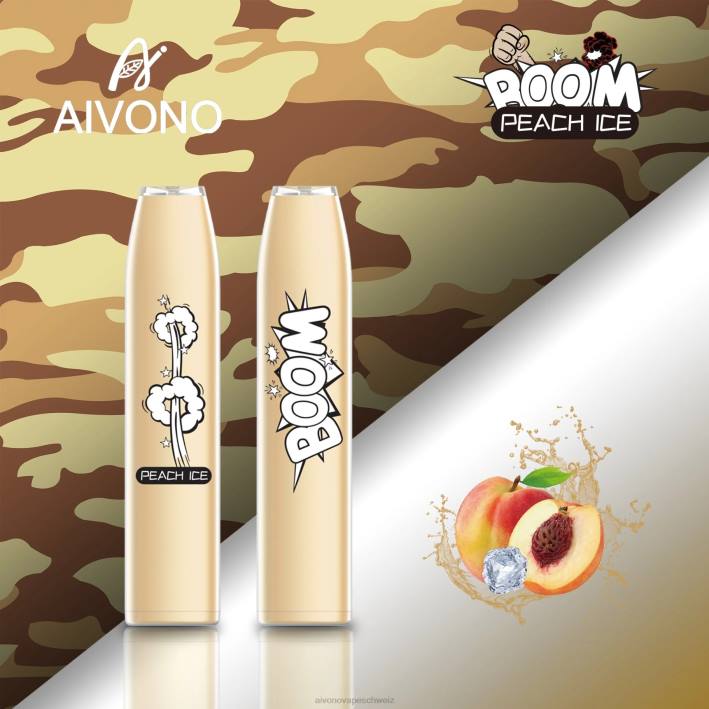 Aivono AIM BOOM 600 Pfirsicheis - 0640362 Aivono Vape Schweiz
