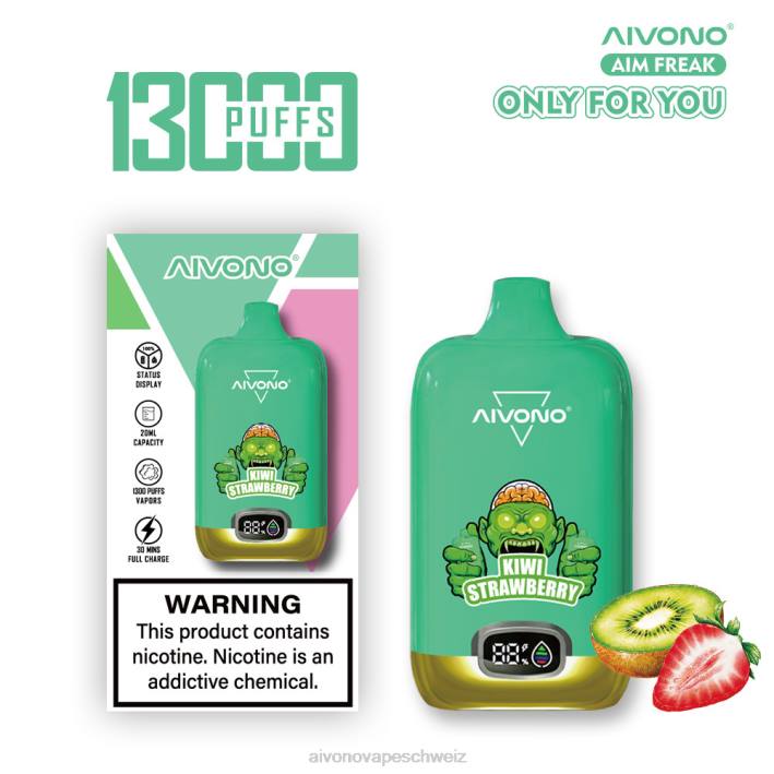 Aivono AIM FREAK 13000 Kiwi-Erdbeere - 0640246 Aivono Schweiz