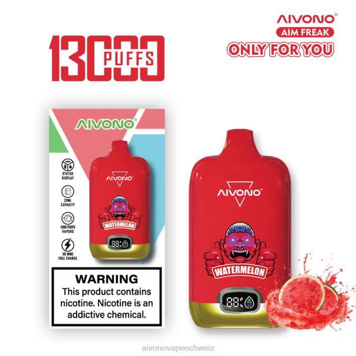 Aivono AIM FREAK 13000 Wassermelone - 0640244 Aivono Vape