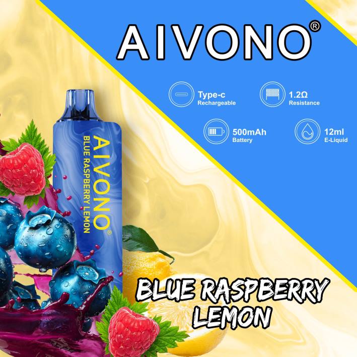 Aivono AIM GUN 7000 Blaubeer-Himbeer-Zitrone - 0640109 Aivono Vape