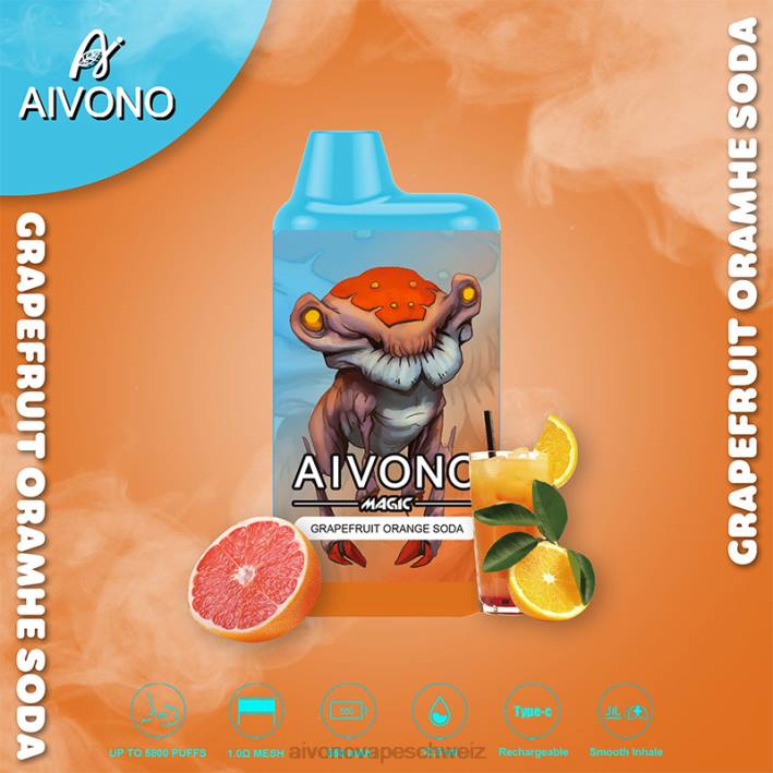 Grapefruit-Orangen-Soda