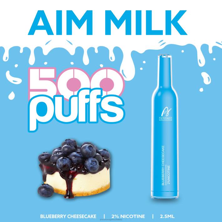 Aivono AIM MILK 500 Blaubeerkäsekuchen - 0640274 Aivono Vape