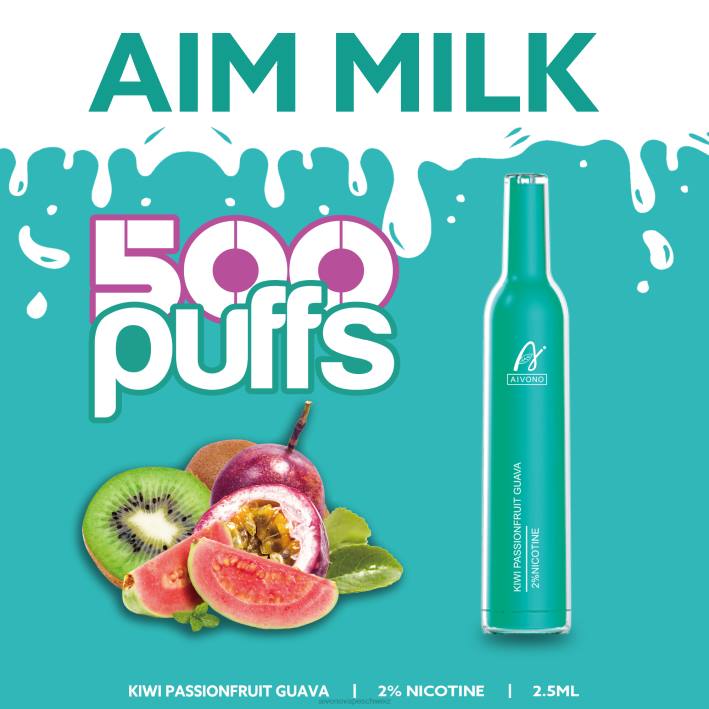 Aivono AIM MILK 500 Kiwi Passionsfrucht Guave - 0640272 Aivono Vape Schweiz