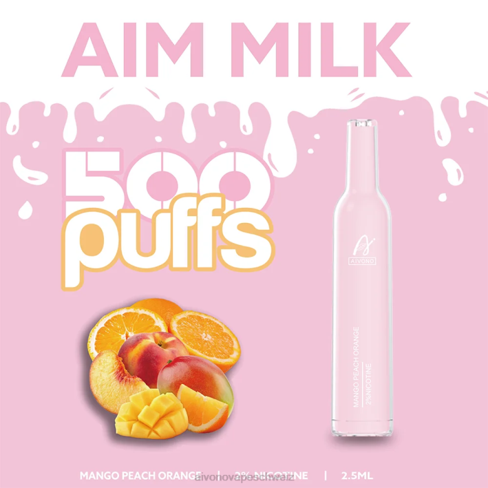 Aivono AIM MILK 500 Mango-Pfirsich-Orange - 0640269 Aivono Vape Schweiz