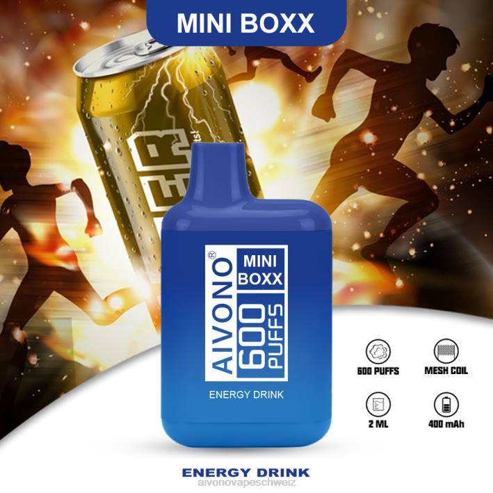 Aivono AIM MINI BOXX 600 Energy-Drink - 0640237 Aivono Schweiz