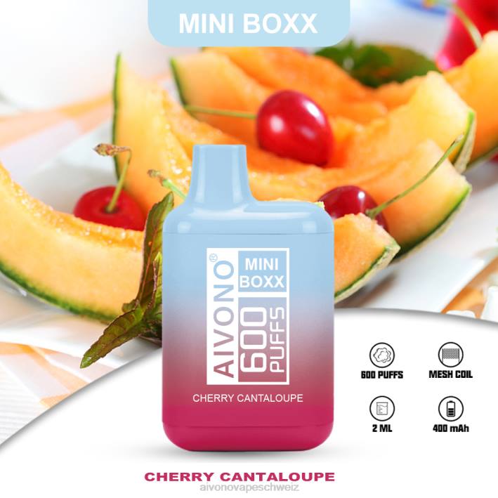 Aivono AIM MINI BOXX 600 Kirschmelone - 0640239 Aivono Vape Schweiz