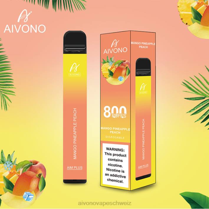Mango-Ananas-Pfirsich