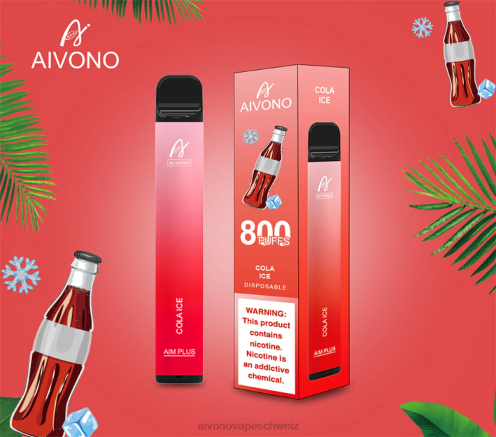 Aivono AIM PLUS 800 Cola-Eis - 0640176 Aivono Vape Schweiz