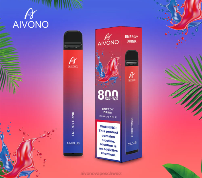 Aivono AIM PLUS 800 Energy-Drink - 0640201 Aivono Schweiz