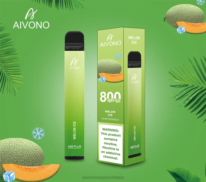 Aivono AIM PLUS 800 Meloneneis - 0640187 Aivono Vape