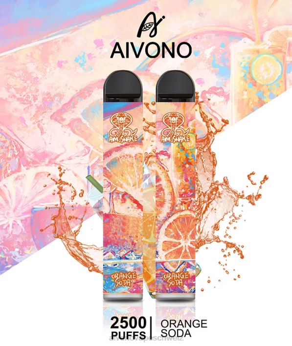 Aivono AIM SNAKE 2500 Orangenlimonade - 0640314 Aivono Vape Schweiz