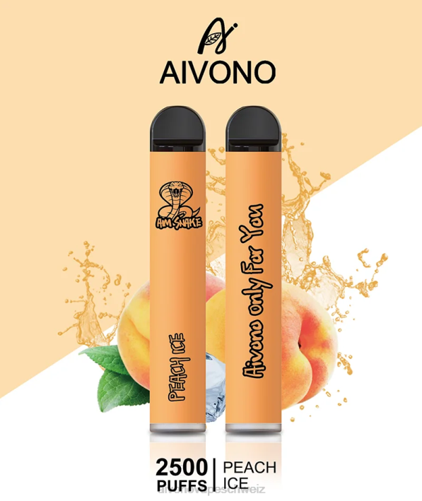Aivono AIM SNAKE 2500 Pfirsicheis - 0640316 Aivono Vape
