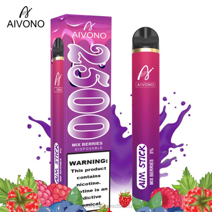 Aivono AIM STICK 2500 Beeren mischen - 0640158 Aivono Vape Schweiz