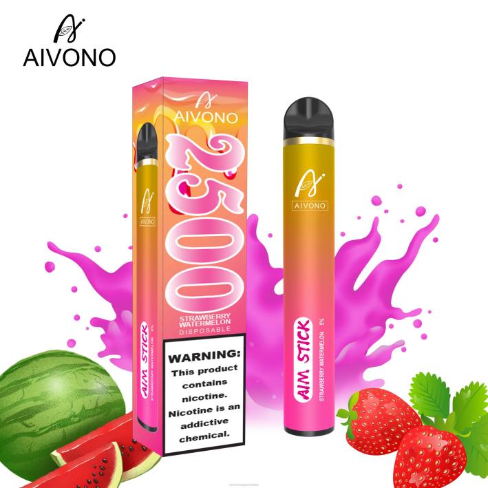 Aivono AIM STICK 2500 Erdbeerwassermelone - 0640149 Aivono Vape Schweiz