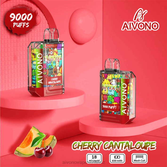 Aivono AIM XXL 9000 Mundaufkleber transparent Kirschmelone - 064057 Aivono Schweiz