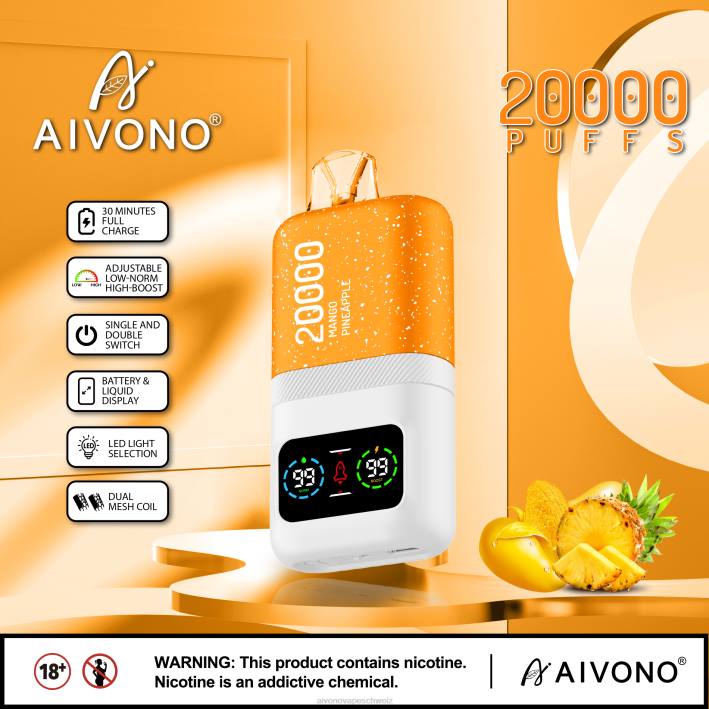 Aivono AIM magic 20000 Mango-Ananas - 064077 Aivono Vape Schweiz