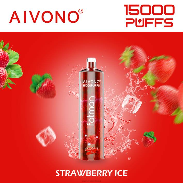Aivono FATMAN 15000 Erdbeereis - 064011 Aivono Vape Schweiz