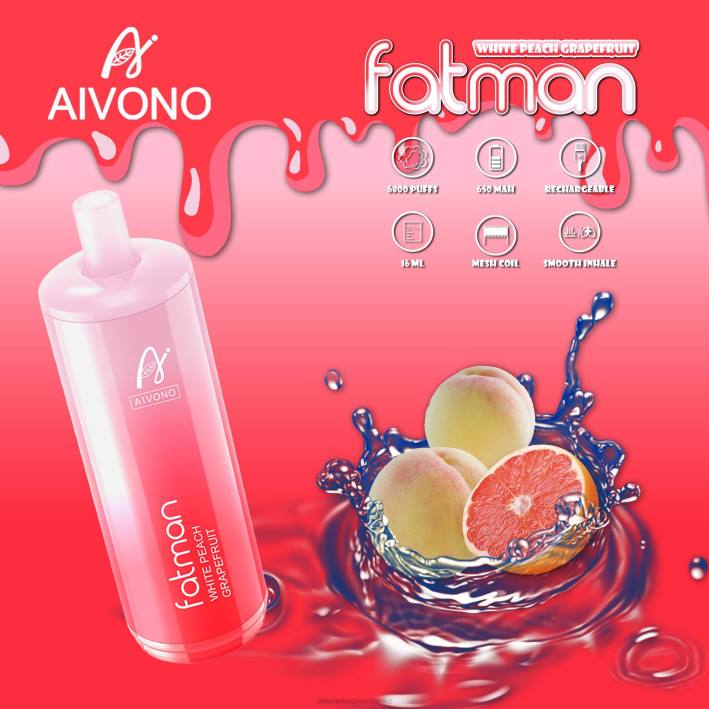 Aivono FATMAN 6800 Grapefruit - 064025 Aivono Vape