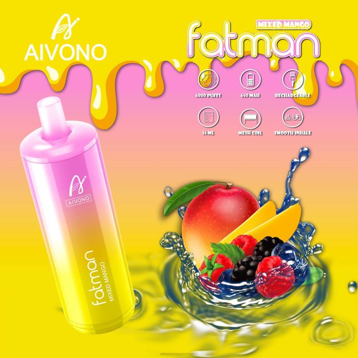 Aivono FATMAN 6800 gemischte Mango - 064026 Aivono Vape Schweiz