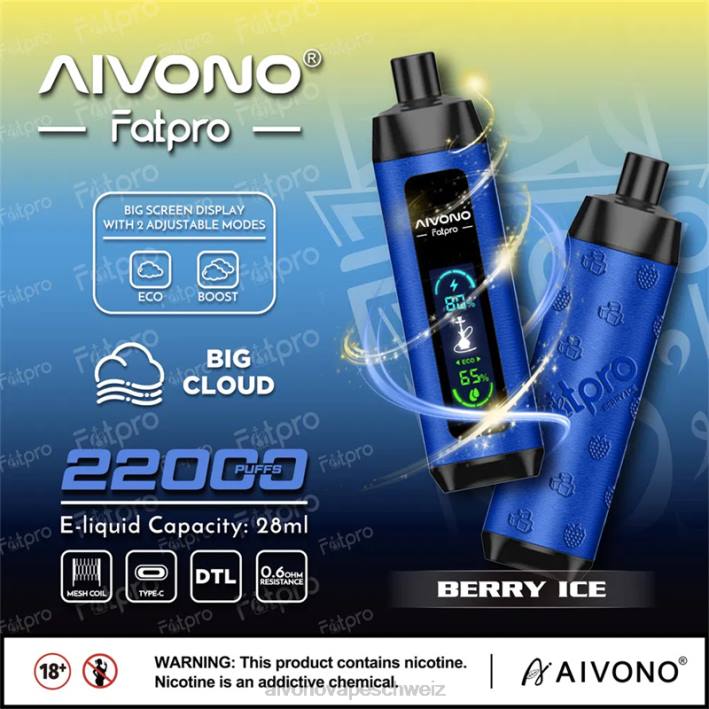 Aivono Fatpro 22000 Beereneis - 064010 Aivono Vape