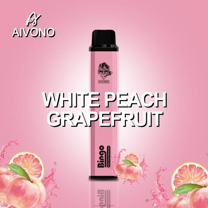 Aivono AIM BINGO 4000 weiße Pfirsich-Grapefruit - 0640134 Aivono Vape Schweiz