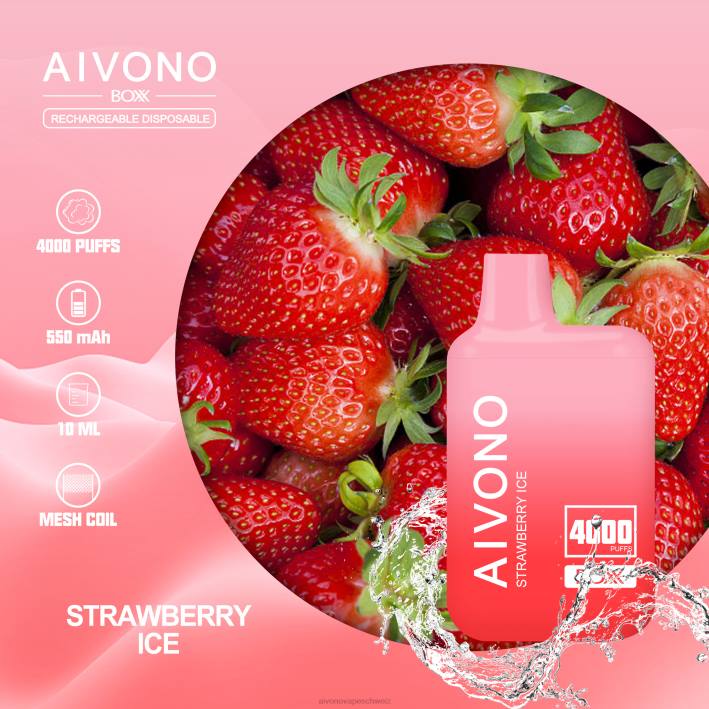 Aivono AIM BOXX 4000 Erdbeereis - 0640226 Aivono Vape