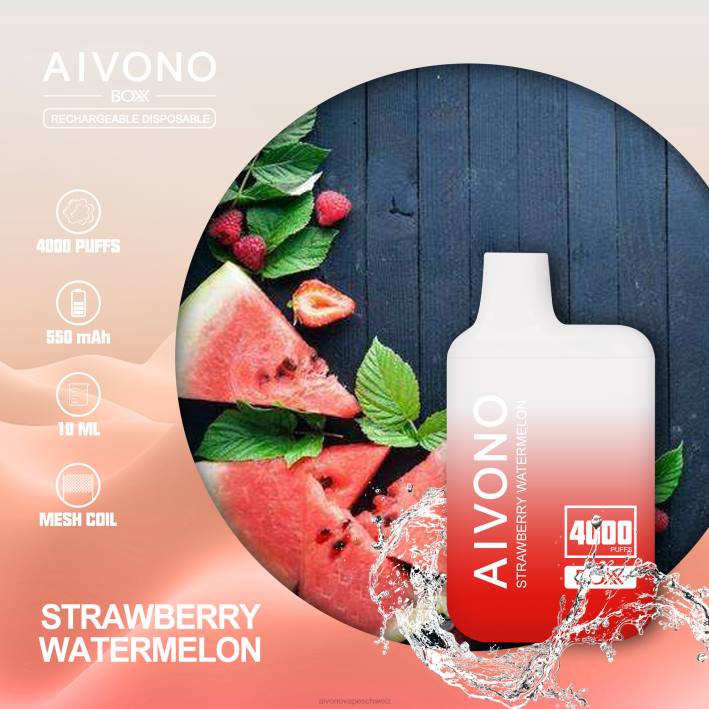 Aivono AIM BOXX 4000 Erdbeerwassermelone - 0640214 Aivono Vape