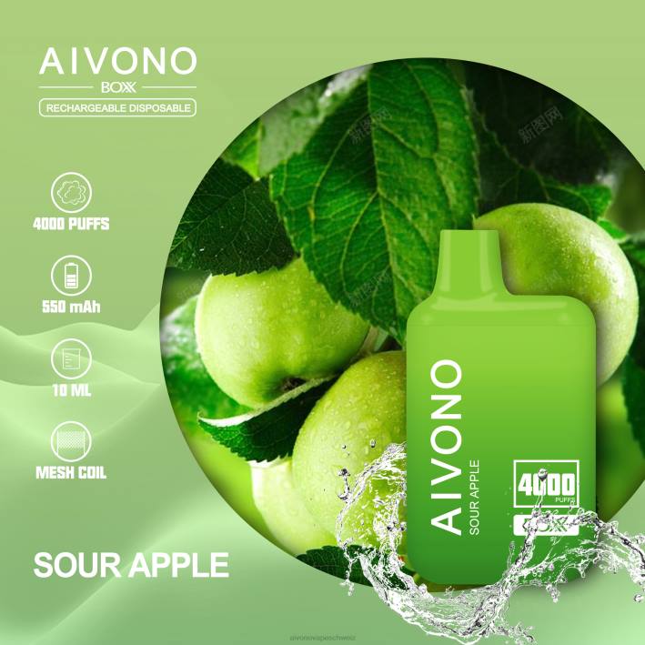 Aivono AIM BOXX 4000 saurer Apfel - 0640220 Aivono Vape