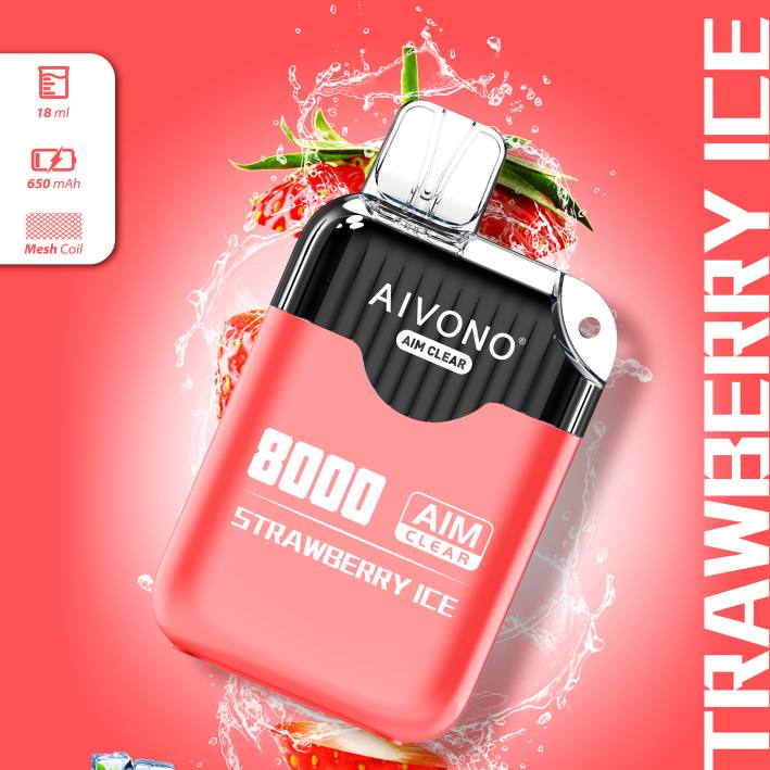 Aivono AIM CLEAR 8000 Erdbeereis - 0640205 Aivono Vape