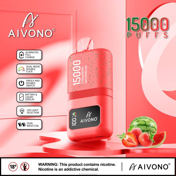 Aivono AIM magic 15000 Erdbeerwassermelone - 064058 Aivono Vape