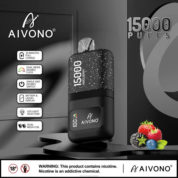 Aivono AIM magic 15000 gemischte Beere - 064067 Aivono Vape