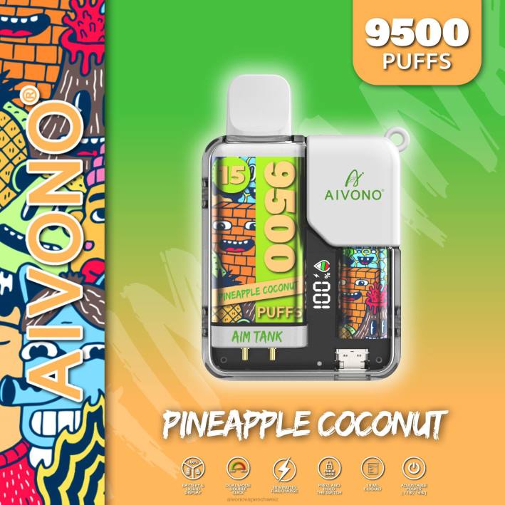 Aivono AIM TANK 9500 Ananas-Kokosnuss - 064040 Aivono Vape