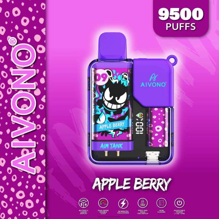 Aivono AIM TANK 9500 Apfelbeere - 064043 Aivono Vape