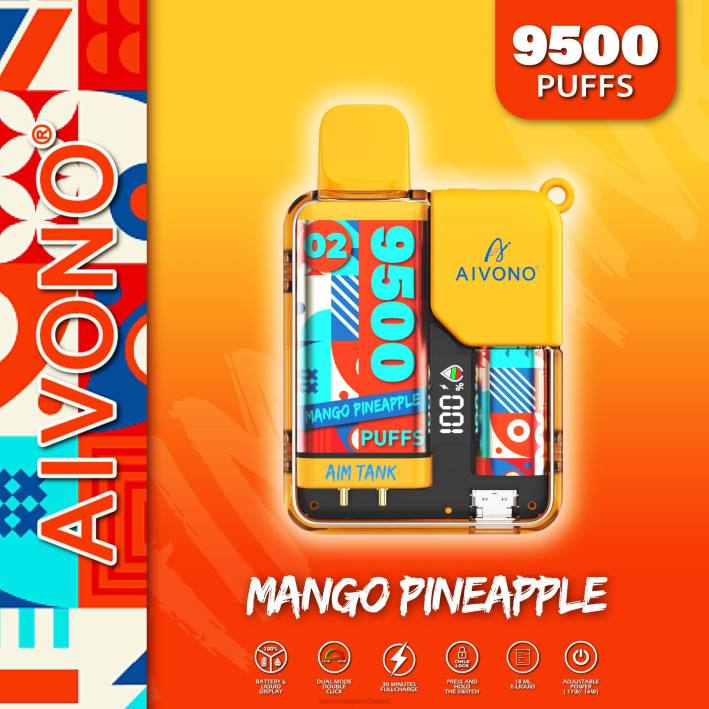Aivono AIM TANK 9500 Mango-Ananas - 064034 Aivono Vape