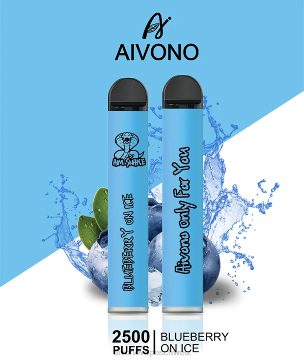 Aivono AIM SNAKE 2500 Blaubeere auf Eis - 0640299 Aivono Vape Schweiz